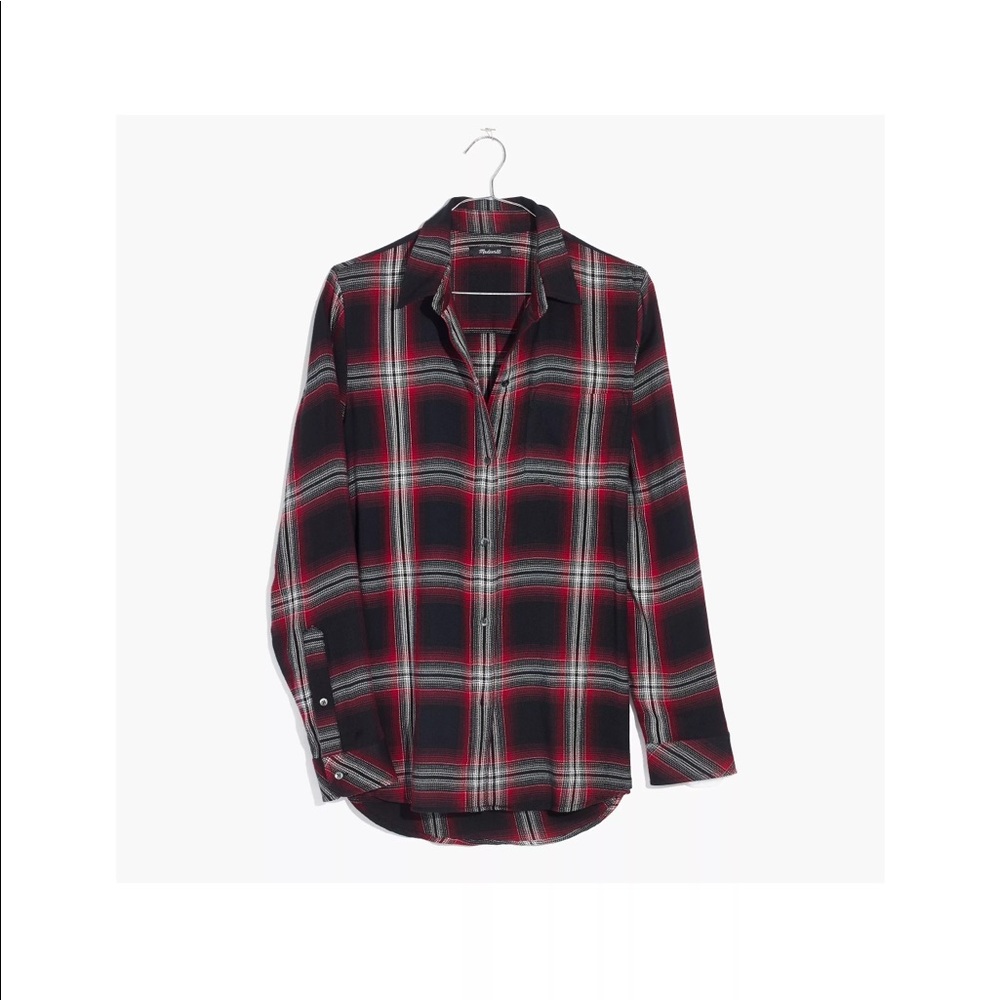 Madewell Ex-Boyfriend Shirt in Rollins Plaid